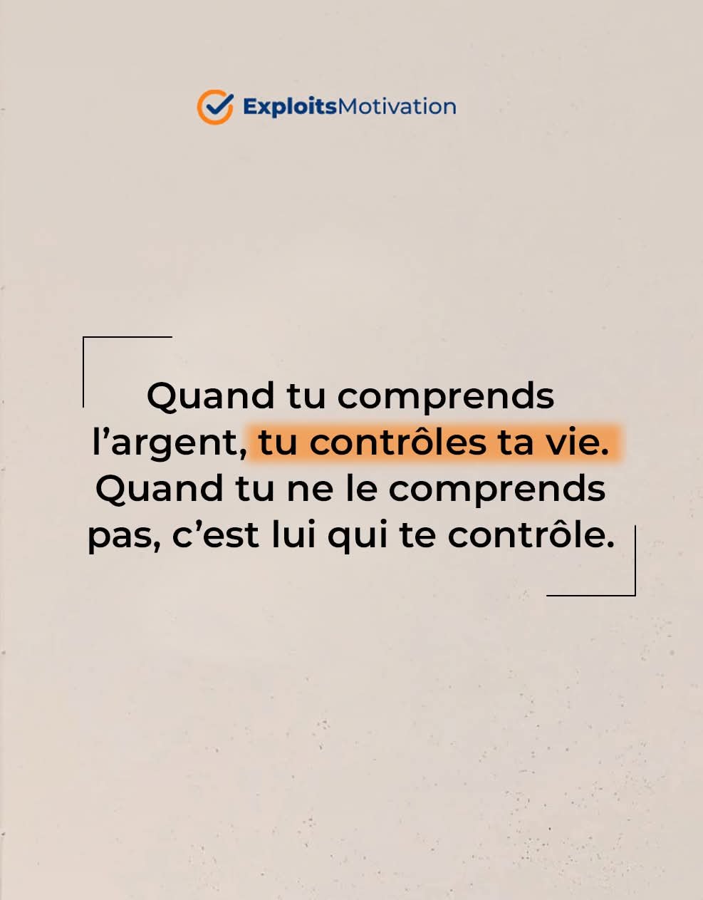 L'ARGENT NE PARLE QU'UNE SEULE LANGUE : SI TU L'ÉPARGNES AUJOURD'HUI, IL T'ÉPARGNERA DEMAIN !