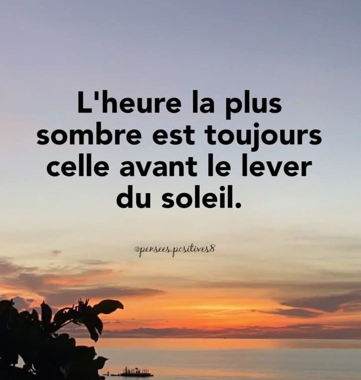 LE DESTIN PEUT ÊTRE RETARDÉ MAIS NE PEUT PAS ÊTRE CHANGÉ. AYEZ SURTOUT DES IDÉES POSITIVES !