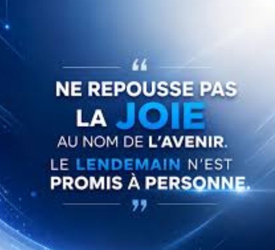 Merci d'exister et de vivre dans le présent qui est le seul instant que vous pouvez encore maîtriser !