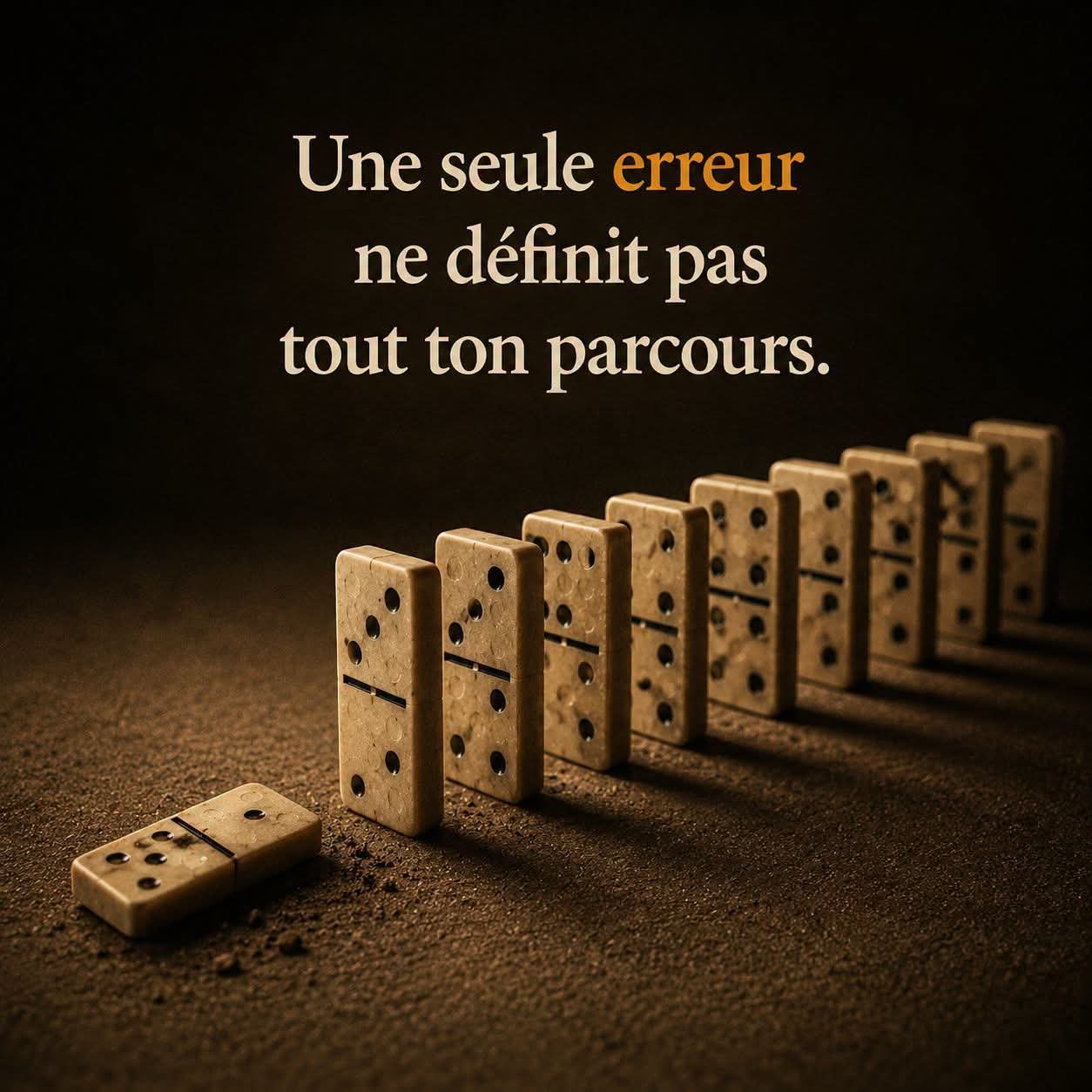 IL N'Y A PAS DE GENS QUI NE PEUVENT PAS RÉUSSIR DANS LA VIE. IL n'y a que des gens qui ne veulent pas payer le prix