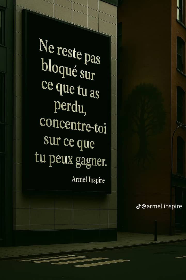 Quelle que soit la raison ou la peur, il va falloir la dépasser.