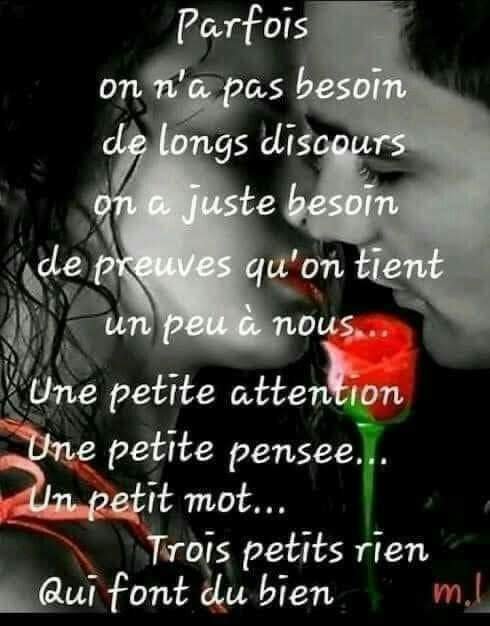 L'AMOUR, LA FIDÉLITÉ ET LA LOYAUTÉ PEUVENT ÊTRE PROUVÉS AVEC DES ACTIONS SANS AVOIR BESOIN DE MOTS