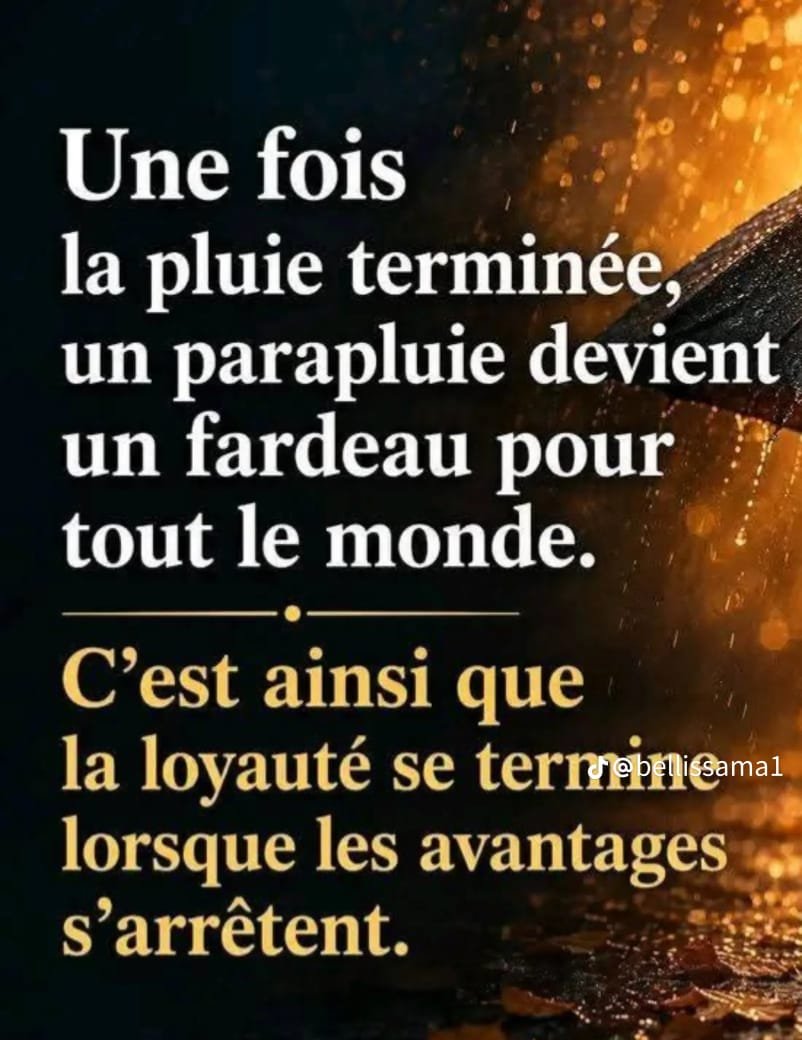 LA PAUVRETÉ NE FAIT PAS FUIR L'ARGENT, ELLE FAIT FUIR LE RESPECT !